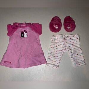American Girl Pink Doll Pajamas
